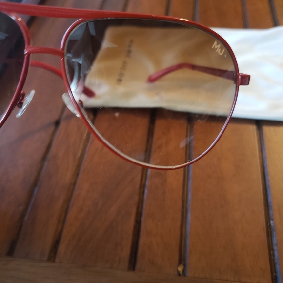 Authentic Red Marc Jacobs Sunglasses - Picture 6 of 6